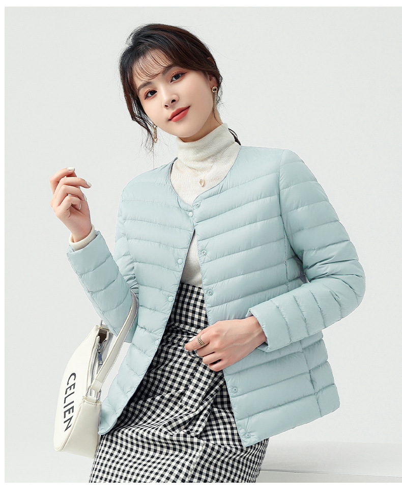 2025跨境新款轻薄羽绒服外套女秋冬羽绒服内胆轻型薄款时尚保暖详情36