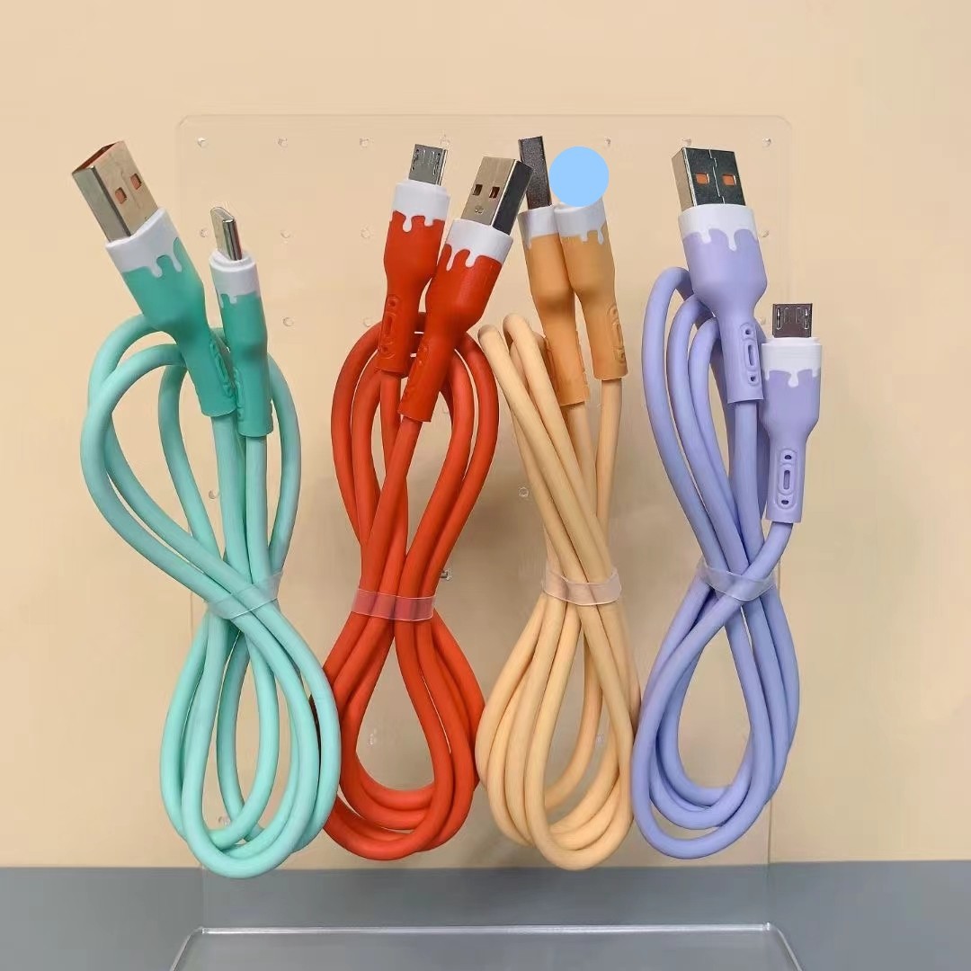 d20快充数据线USB接口typec超级快充充电线电缆线快充马卡龙micro详情3