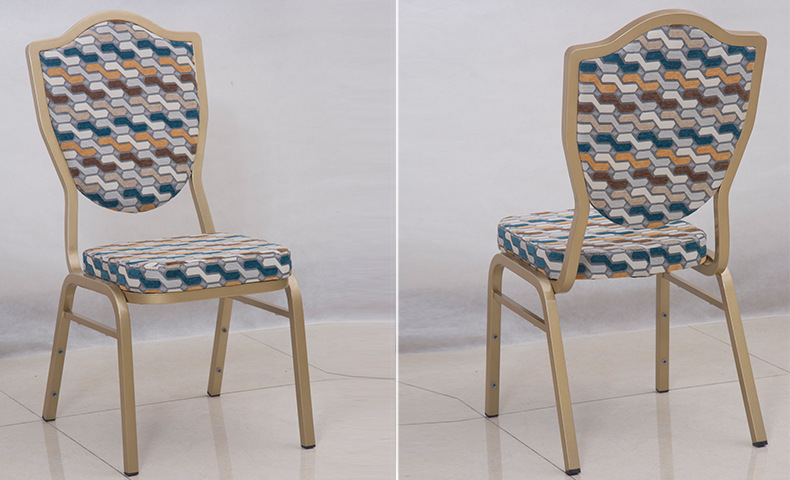 Star Wholesale metal hotel banquet chairs and dining chairs can be equipped with chair covers. They are universal for hotel and restaurant tables and chairs pic 3