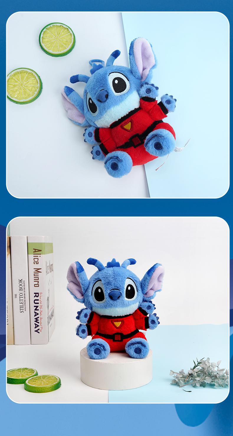 正版迪士尼史迪奇公仔钥匙扣书包挂件毛绒挂件可爱玩偶毛绒玩具详情6