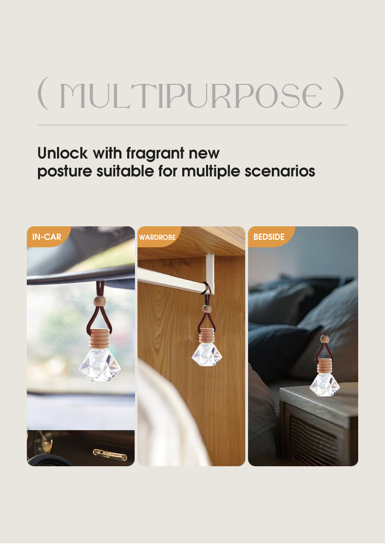 跨境专供FORMBO车载挂绳香水瓶汽车用除异味香薰挂件饰品香水批发详情21