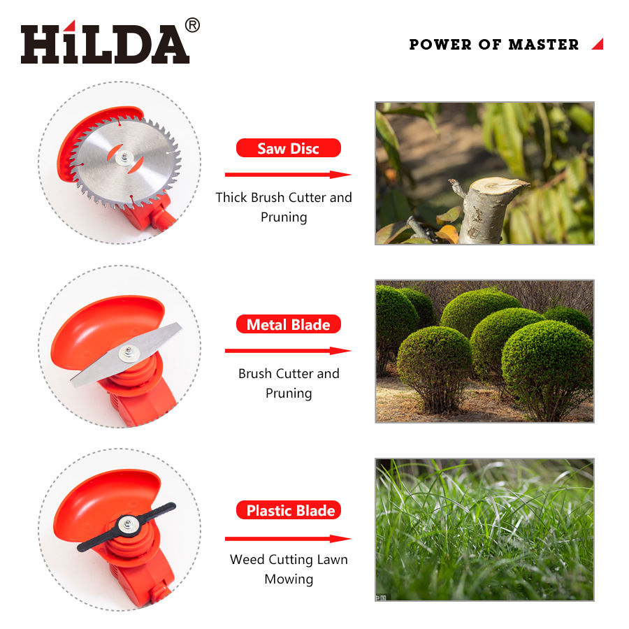 HILDA/ hilda cortacésped eléctrico cortacésped cortador de jardín cortadora de hierba herramientas de jardín pic 3