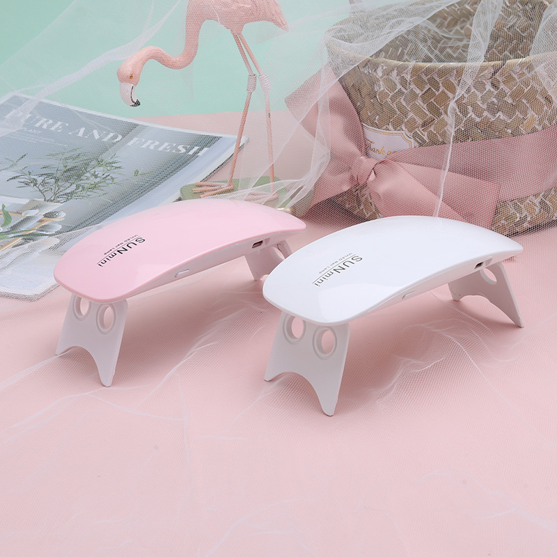 迷你Sunmini鼠标光疗灯小型美甲灯指甲油胶烘干烤灯USB接口折叠式详情6