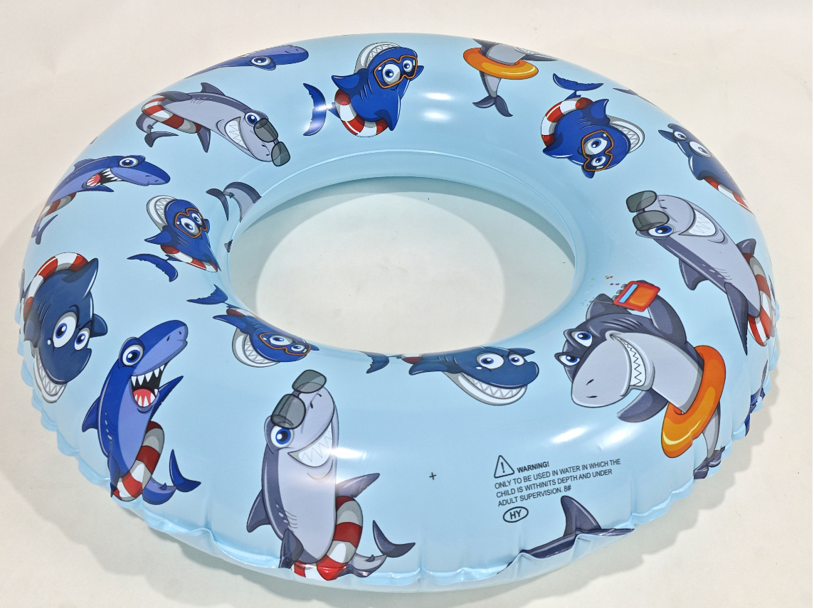 Hongyu Factory direct sales of new Marine fish summer cool PVC swimming rings, armpit life buoys, and outdoor swimming products for sports pic 5