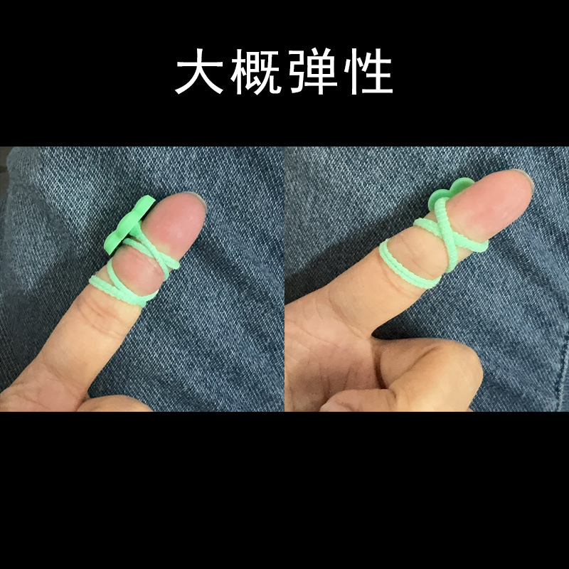 0-3岁小号宝宝 儿童可爱卡通头发绳婴儿拇指发圈不伤发橡皮筋头饰详情7