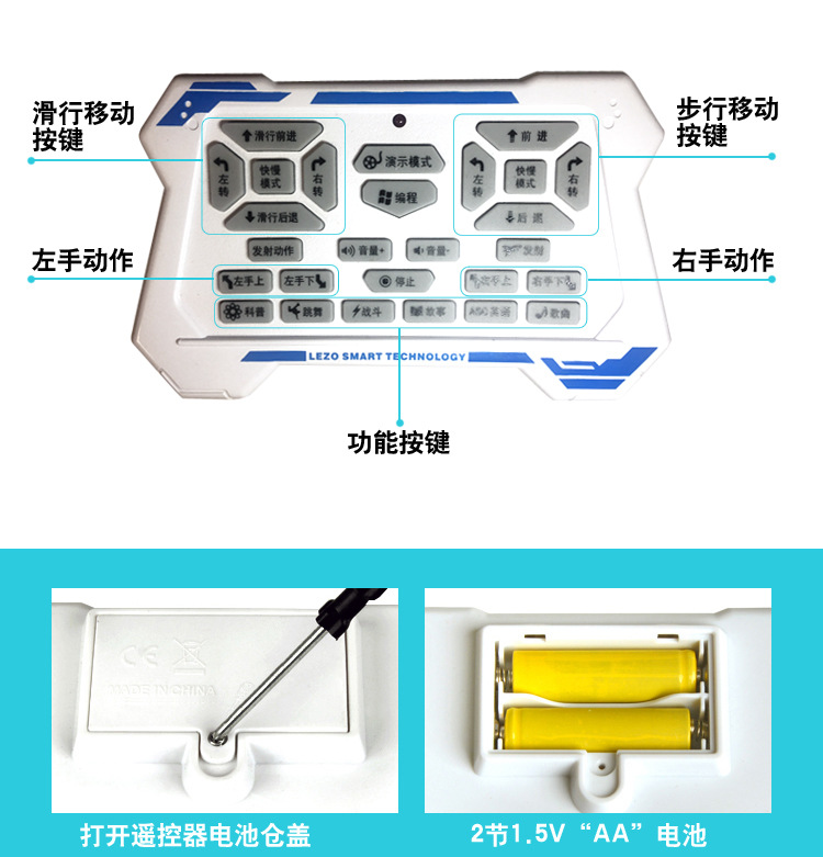 Alpha Intelligent robot remote-controlled RoboCop programming dancing robot Boy gift model toy pic 12