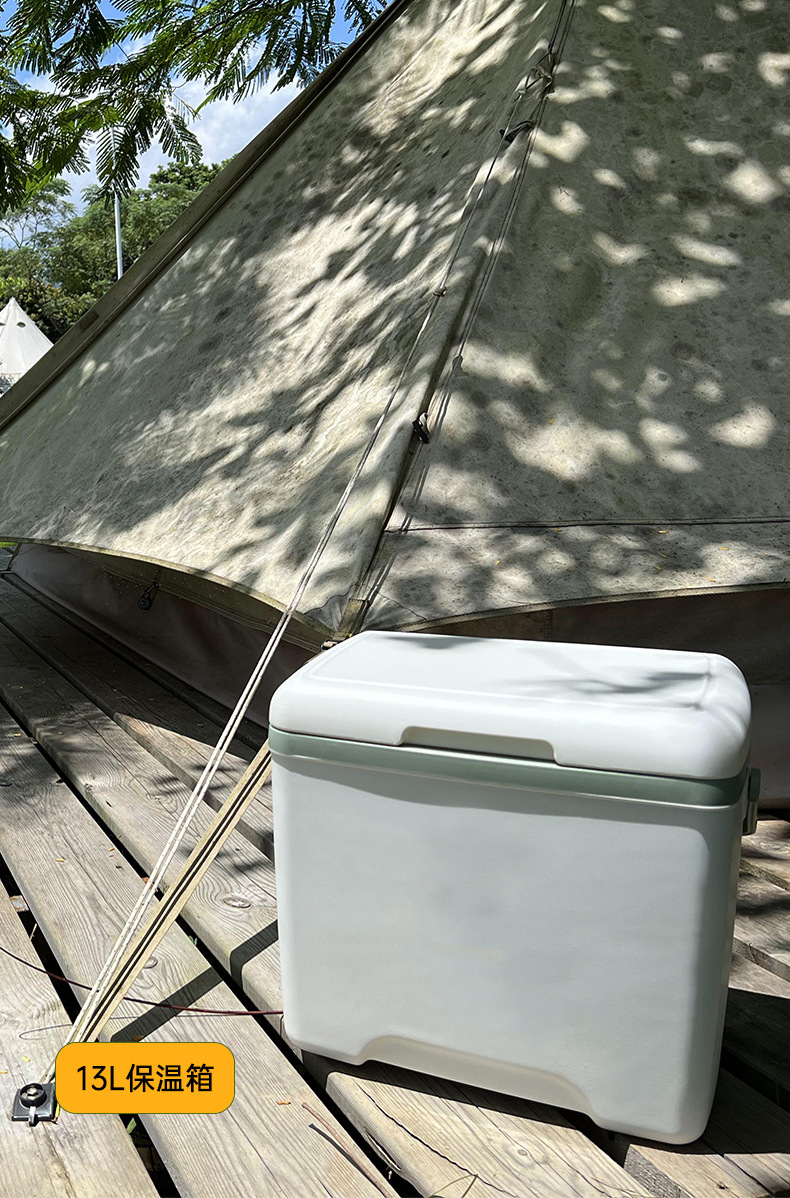 Outdoor insulated box, ice cube refrigeration, camping vehicle ice bucket, commercial stall fishing, portable food preservation freezer pic 19