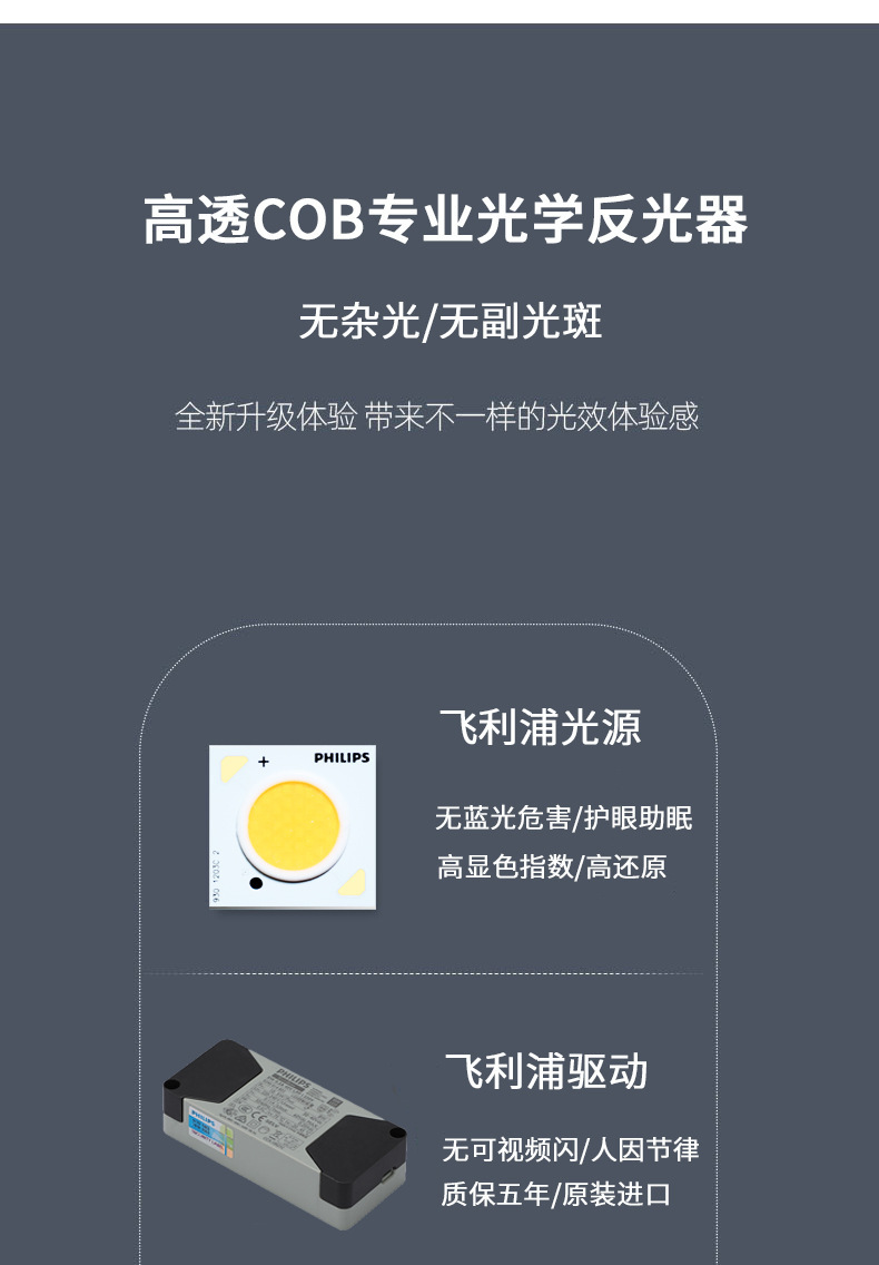 led射灯嵌入式天花灯洗墙灯格栅灯筒灯双头长方形照明灯酒店超市详情8