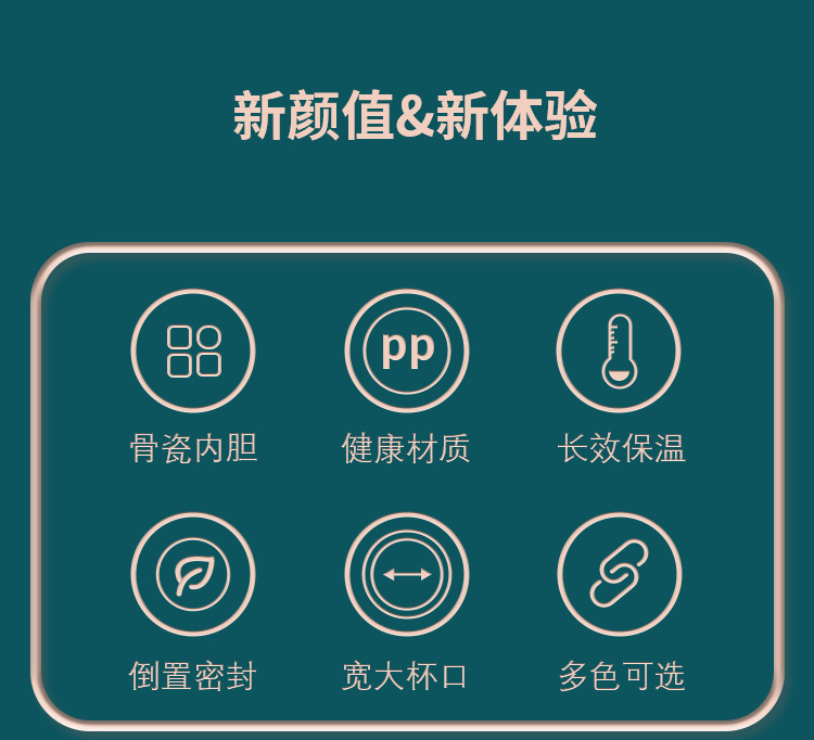 中式国潮风创意文字真陶瓷咖啡杯女高颜值便携直饮水杯车载杯子男详情2
