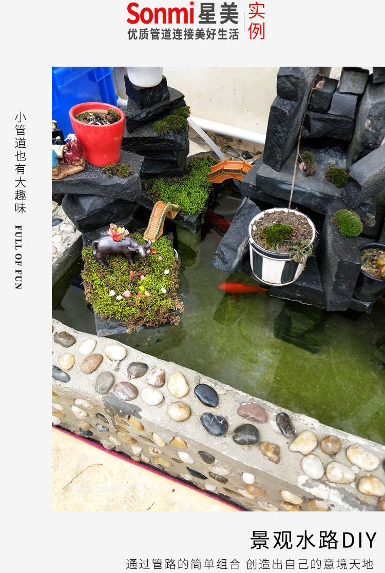 PVC接头管件大全水管配件弯头给水塑料鱼缸胶水三通四通4分 20 25详情15