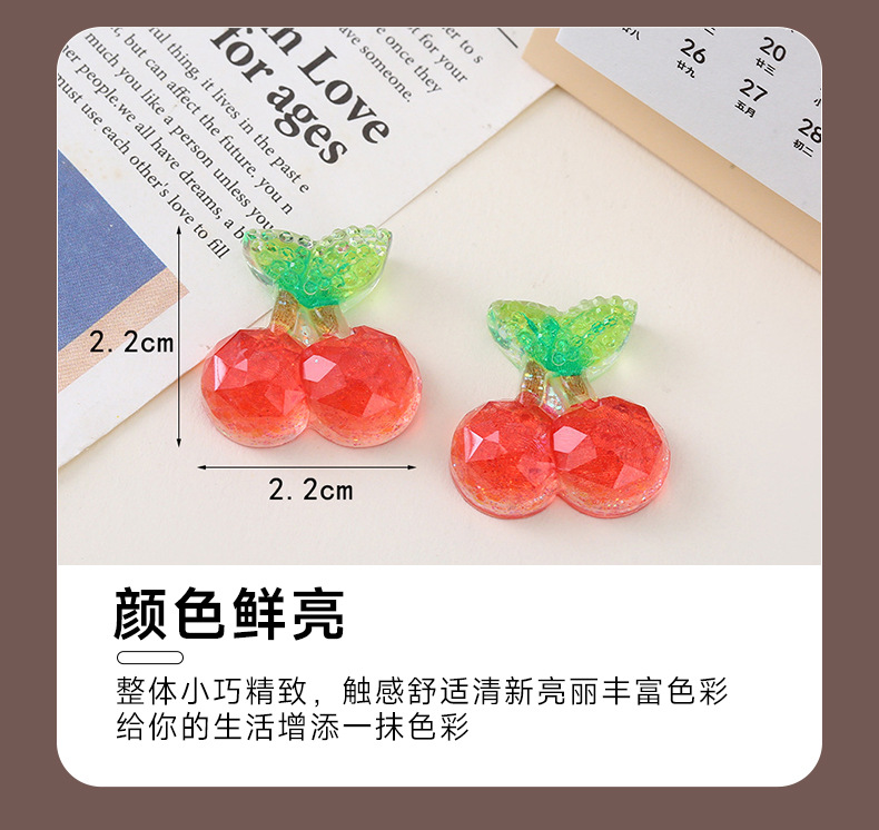 Korean cartoon luminous jewelry accessories, little rabbit, little cat, cherry patch, diy phone case, headwear, hair tie materials pic 13