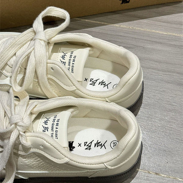 赵露思同款原创复古厚底德训板鞋2025春秋新款学生百搭休闲小白鞋详情10