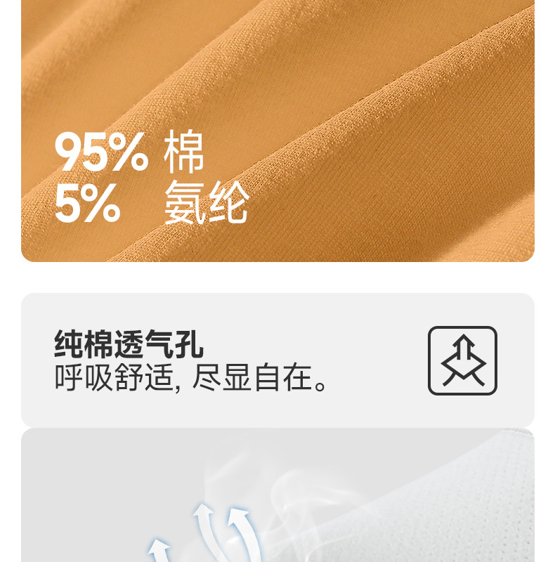 纯棉男士内裤 净色透气内裤男 中腰宽松四角裤男士短裤衩厂家批发详情6