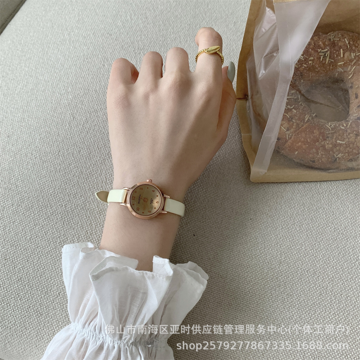 网红小众法式小表盘细带手表女学生文艺小清新女表石英表直播爆款详情27