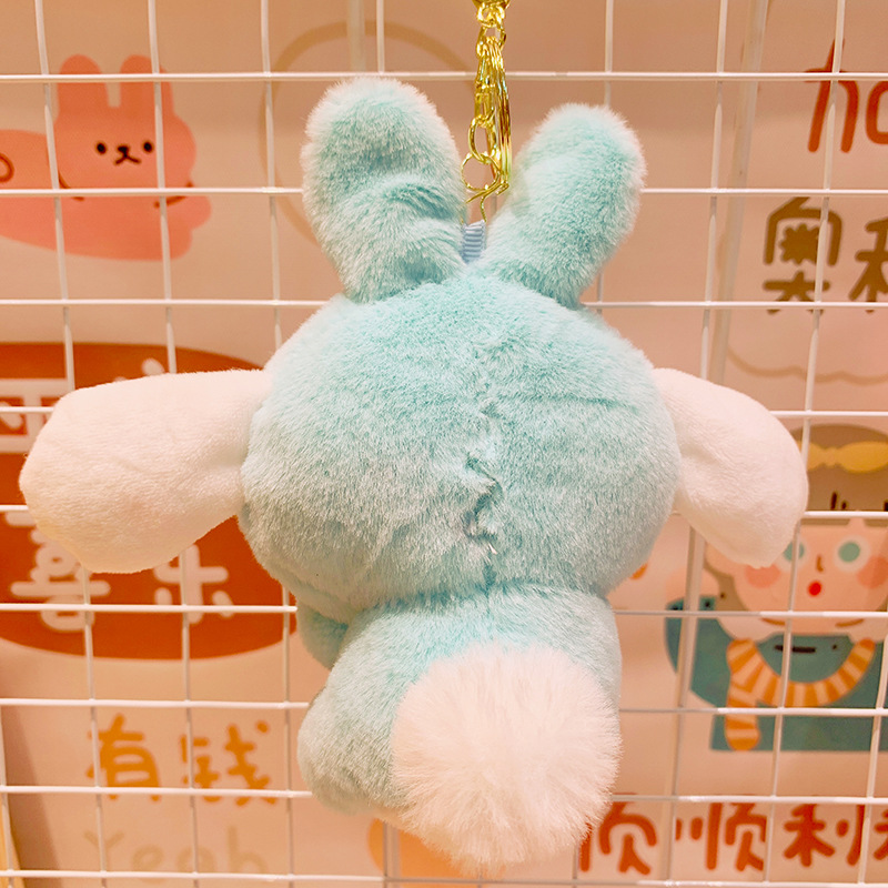 Wholesale of cartoon dolls, plush rabbit ears, stuffed toys, backpacks, pendants and accessories, toys, schoolbags, keychains and pendants pic 9