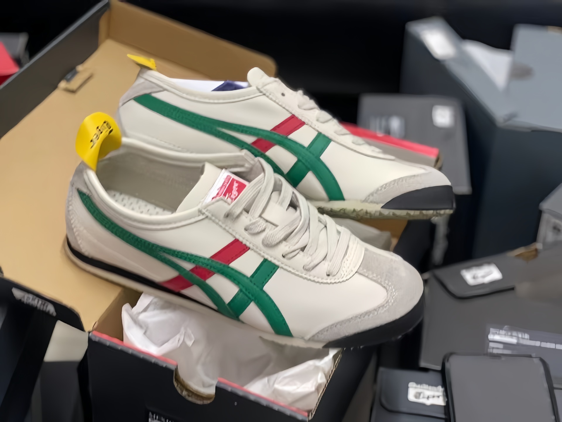 莆田鞋鬼冢虎亚瑟一脚蹬女鞋懒人德迅鞋tiger男鞋情侣运动鞋 纯原详情10