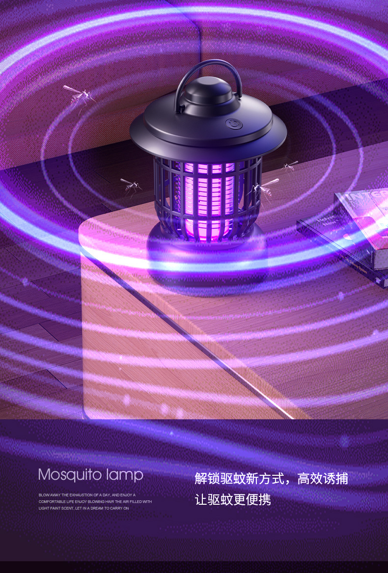 2023 Outdoor Camping lights, ambient lighting, camping lights, retro horse lanterns, gifts, USB charging tents, camp lights pic 12