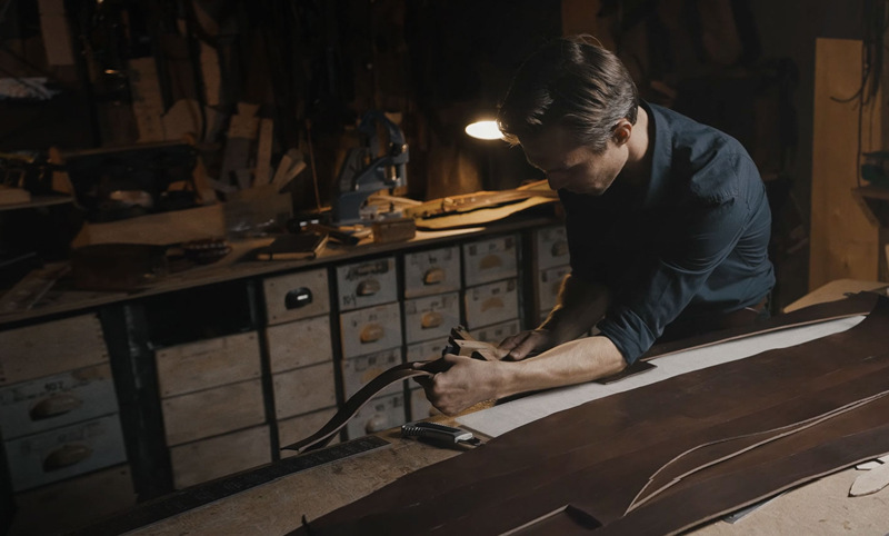 新款男士锌合金自动扣休闲商务腰带跨境热销二层牛皮皮带temu代发详情7