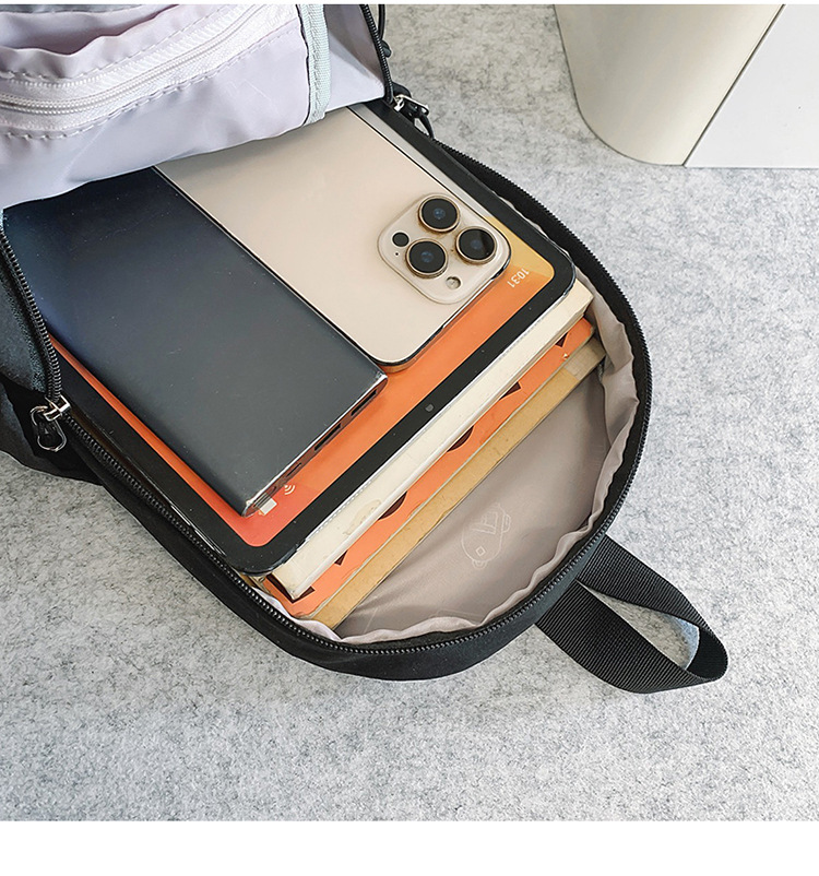 新款多功能防泼水双肩胸包男女轻便出游小背包男士户外登山斜挎包详情39