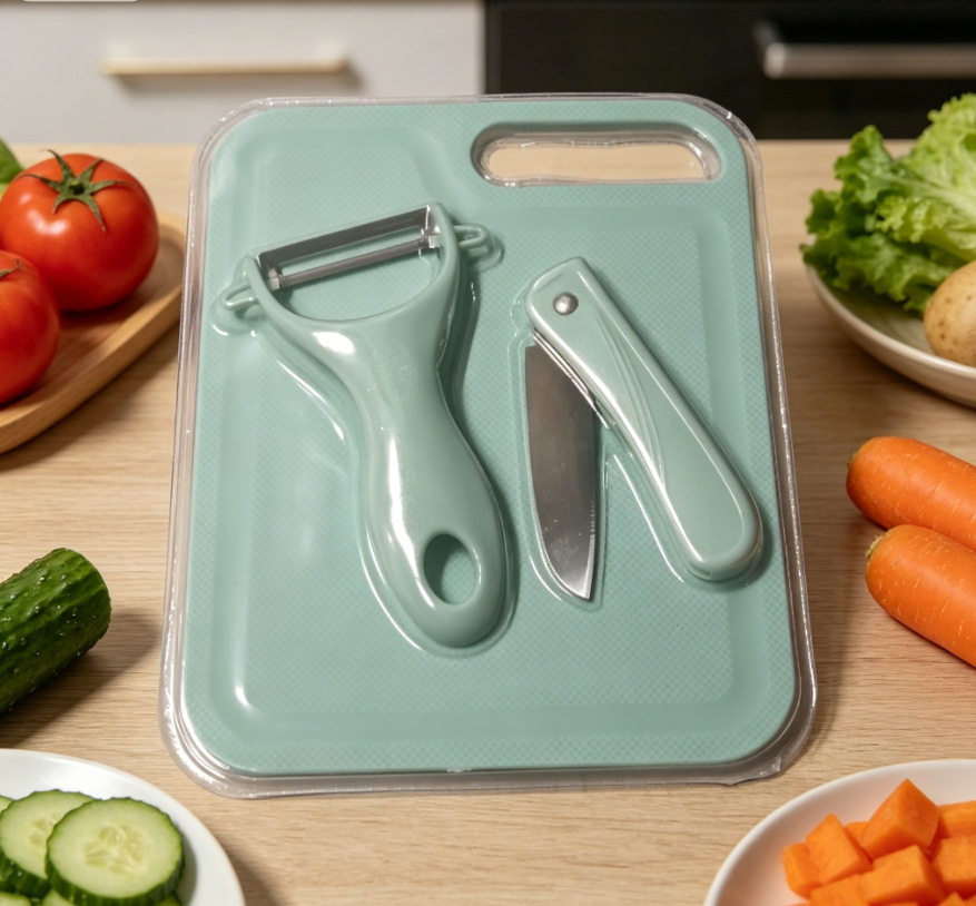 Fruit knife, household stainless steel peeler, two-in-one safe dormitory, portable sharp folding knife for students pic 2