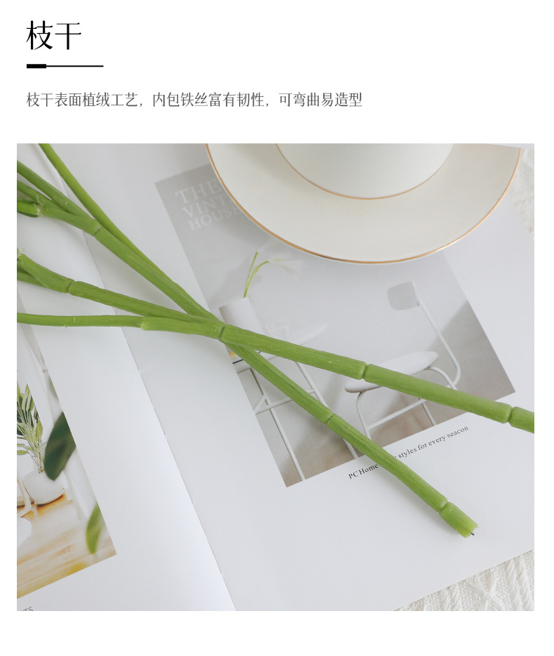 仿真高级感手感保湿三头露莲洋牡丹轻奢家居餐桌装饰假花办公文化仿真花礼盒详情24