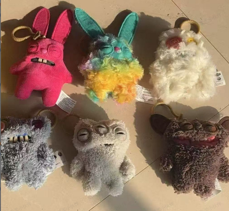 钥匙挂件正版大牙齿萌牙怪兽玩偶牙宝丑萌怪物搞怪毛绒支持一件代详情4