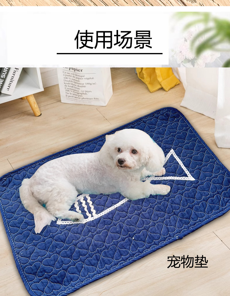 Korean-style patchwork embroidered floor MATS, quilted absorbent and anti-slip foot MATS, kitchen chair MATS, cotton embroidered thickened pet MATS pic 6