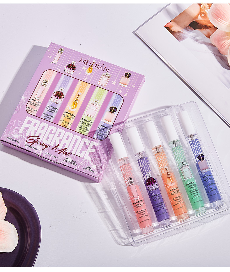 【 Cross-border Exclusive 】 Wholesale of 5-bottle MEIDIAN Fragrance Spray for Fresh, Light and Odor-Removing Perfume pic 19