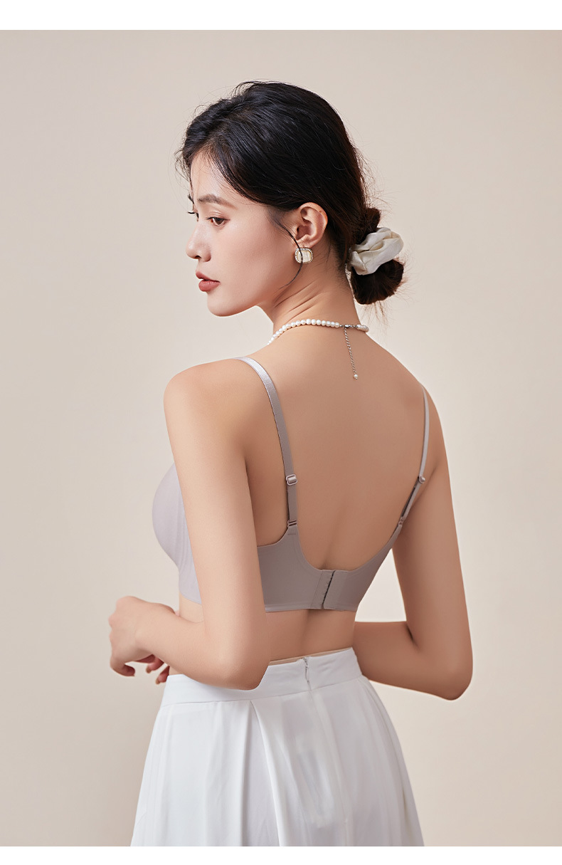 Hao Sang Yuan Mulberry Silk Bra without underwire, sexy silk fabric, comfortable and refreshing silk underwear S164 pic 15