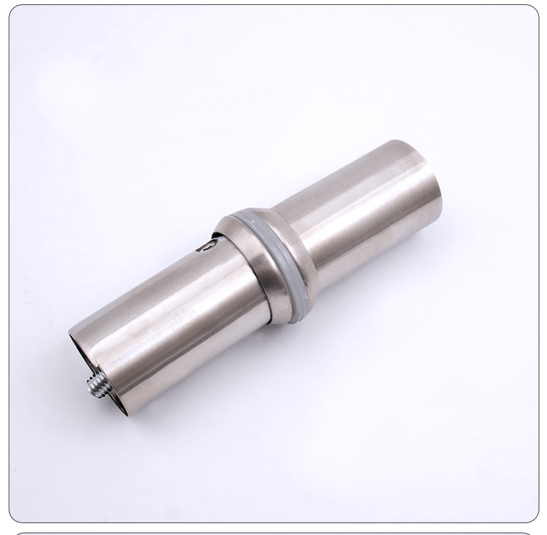 大门拉手脚加厚304不锈钢圆管方管实木拉手配件玻璃门把手固定脚详情17