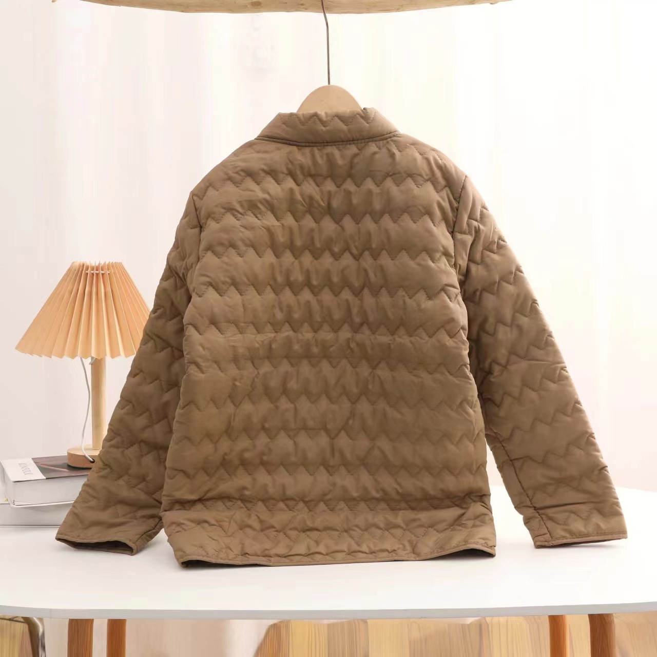 Chaqueta de béisbol de mujer cuello ligero chaqueta térmica chaqueta interior chaqueta nueva moda casual manga larga chaqueta interior pic 9