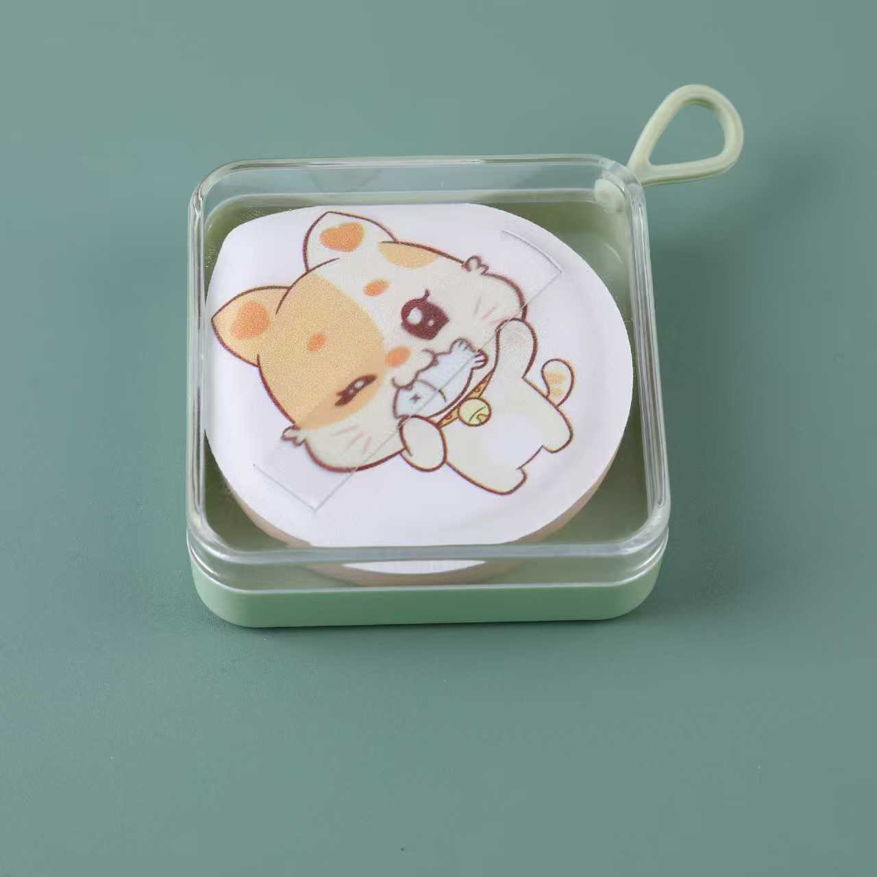 棉花糖气垫粉扑粉底液用干湿两用不吃粉美妆工具柔软细腻塑料盒装详情9