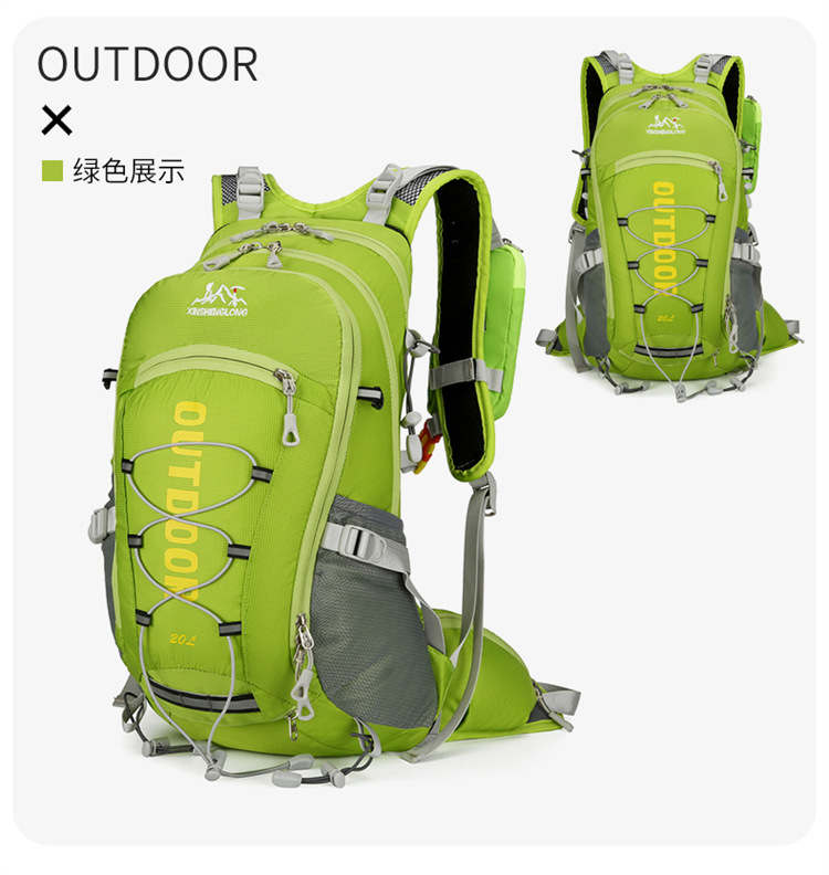 Wholesale of large-capacity portable water-resistant backpacks for outdoor travel and cycling, suspended frame travel and mountaineering bags pic 27