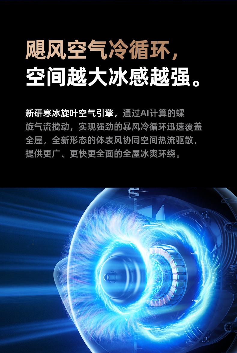 空气循环扇办公静音语音摇头落地扇家用遥控电风扇宿舍台立式风扇详情12