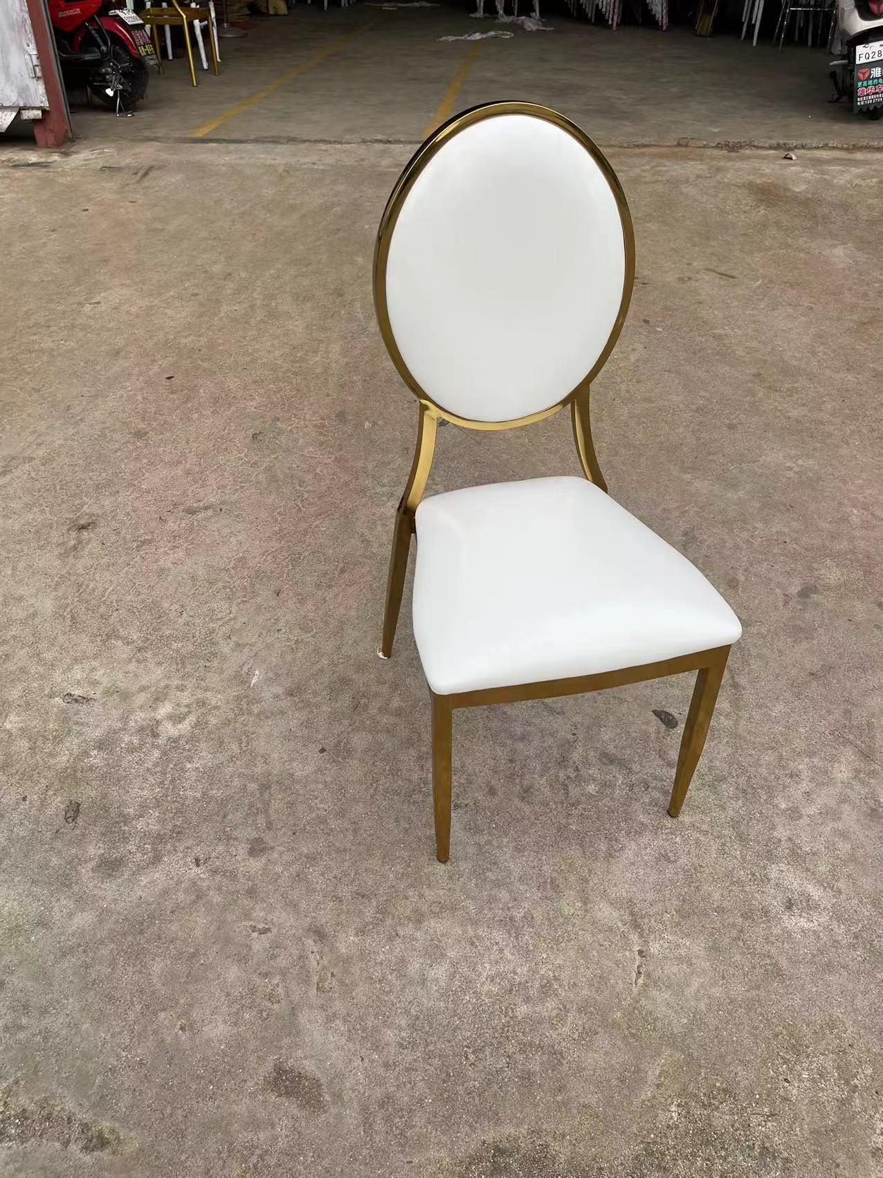 Star Hotel Banquet bamboo joint chairs, gold and silver sun chairs, outdoor activity wedding dining chairs, crystal electroplated chairs, light luxury pic 3