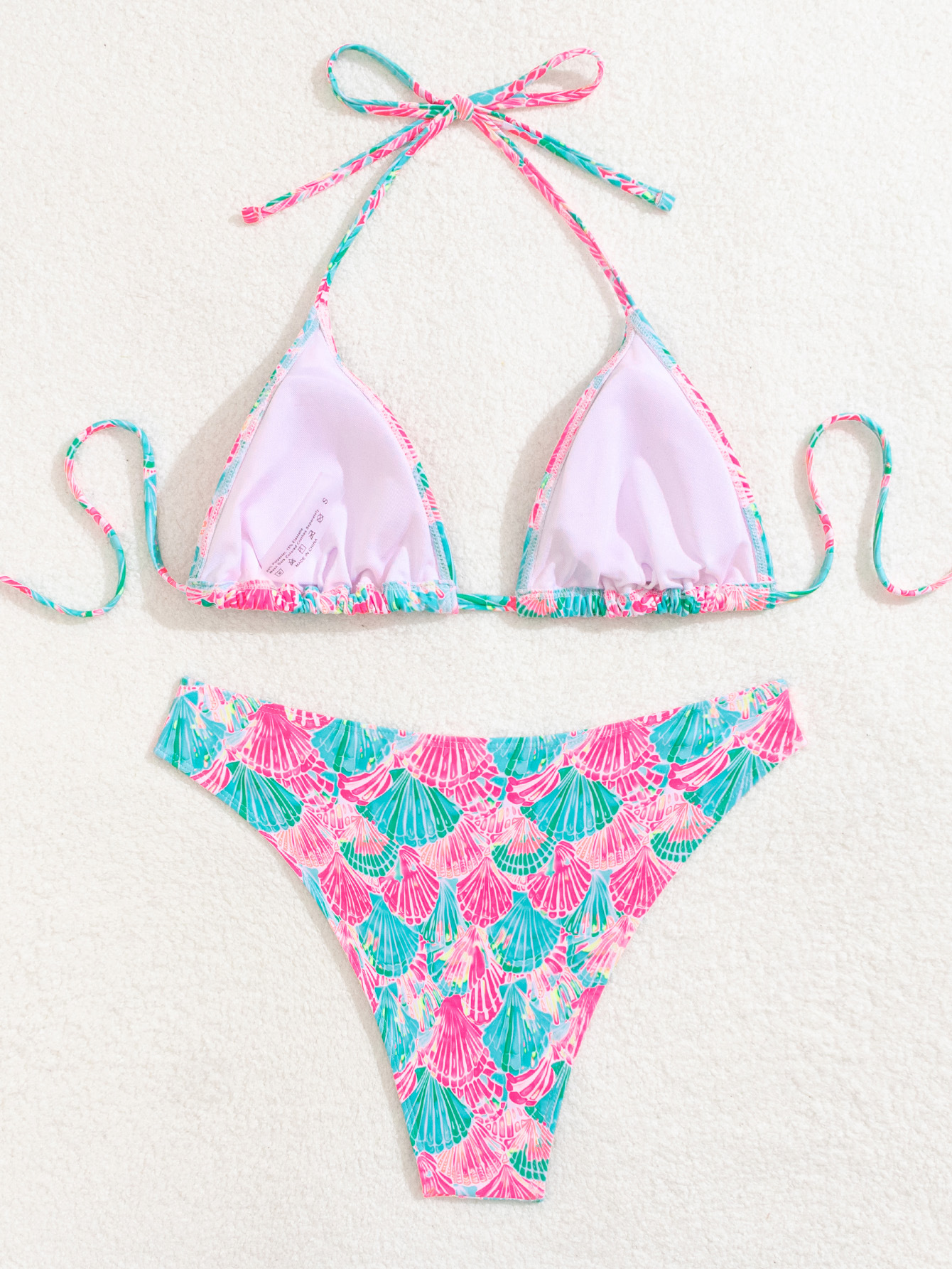 2026 New European and American cross-border bikini print leopard print strap triangular cup sexy bikini two-piece swimsuit for women pic 31