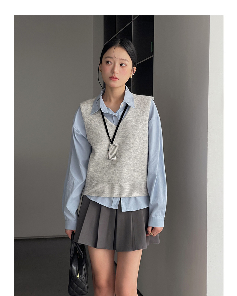 【主推 首尔私校百褶裙】高腰显瘦A字jk短裙女夏新款半身裙N127B详情44