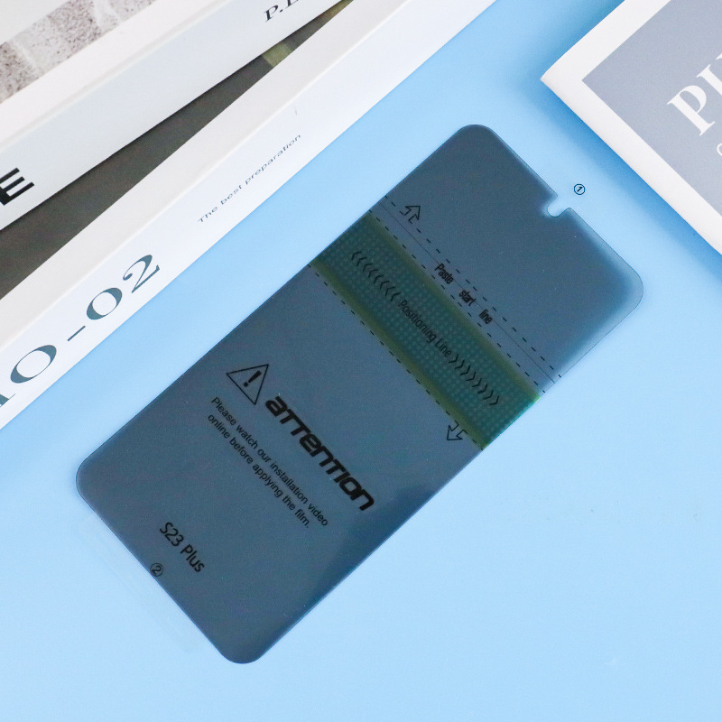 Wholesale of Samsung S23ultra protective film curved surface self-healing s23+ water condensation film anti-peeping tpu film pic 9