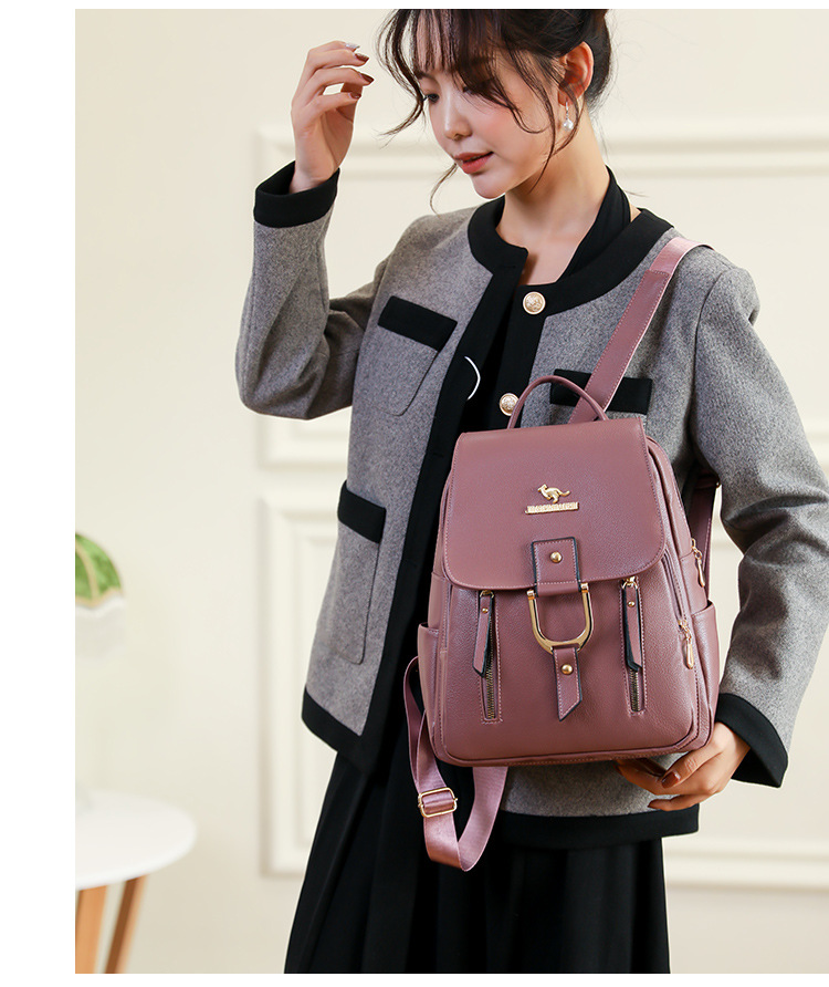 女士双肩背包高颜值多功能大容量背包2024春季新款洋气时尚休闲包详情26