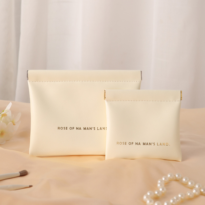 Data cable storage bag, high appearance level, wired earphone pocket, automatic closing spring piece, cosmetic mouth, red envelope wholesale pic 10