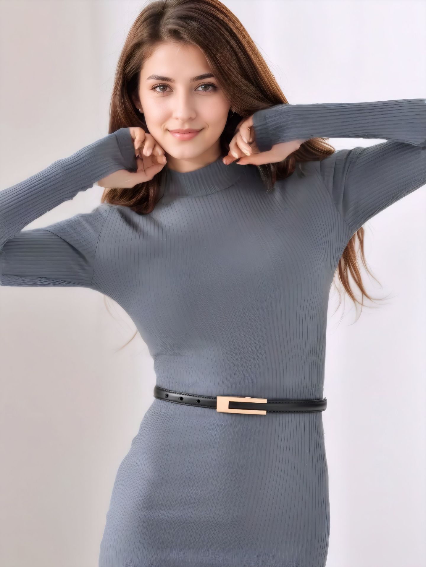 韩国复古小皮带女黑色简约百搭裤带装饰配裙子西装牛仔裤腰带细款详情8