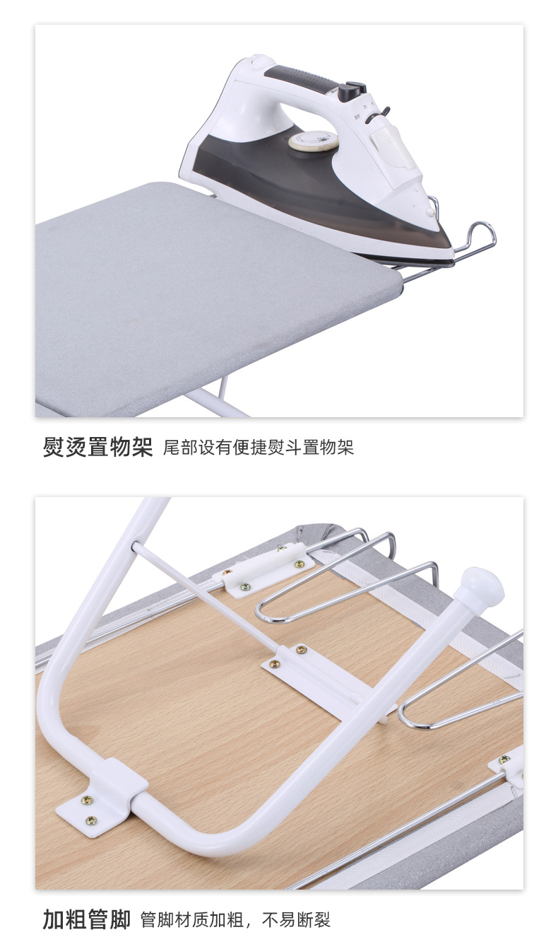Desktop folding ironing board, household telescopic ironing board, folding storage, stable thick ironing board, cross-border exclusive supply in stock pic 8