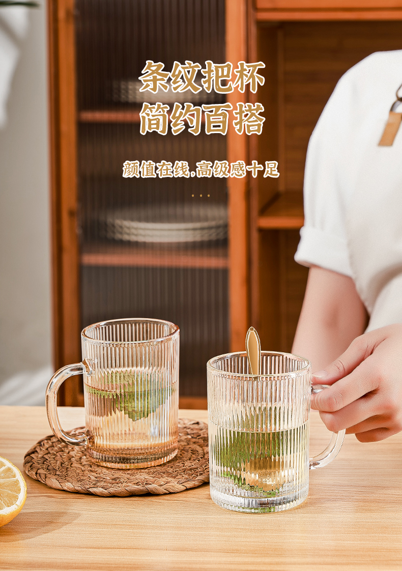 6ga Light Luxury water set, home living room glass water bottle, cup, cup holder, one set of tea cups and tea sets, modern and simple pic 7