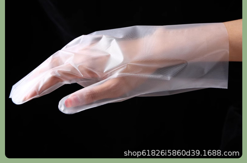 工厂热销翔裕一次性CPE手套50只装餐厅厨房食品级耐拉扯不易破详情15