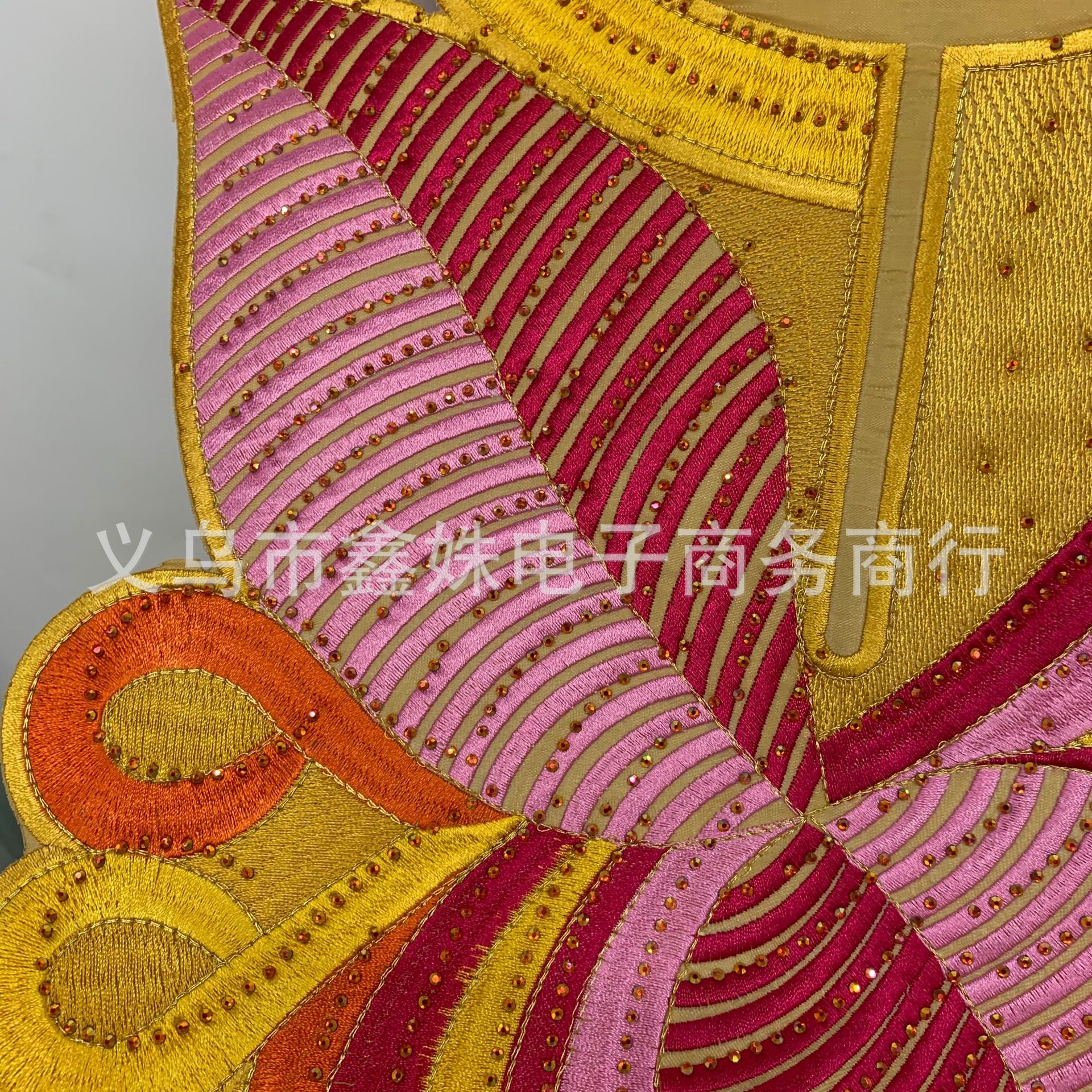 Best-selling stage costume accessories with irregular-shaped embroidered circular collars pic 15