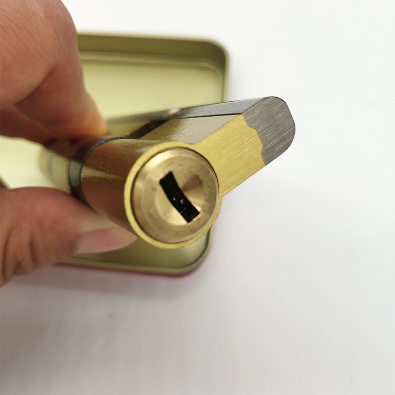 偏心锁芯室内门锁超B级C级大门户门叶片锁心纯铜防锡纸防盗门锁芯详情4