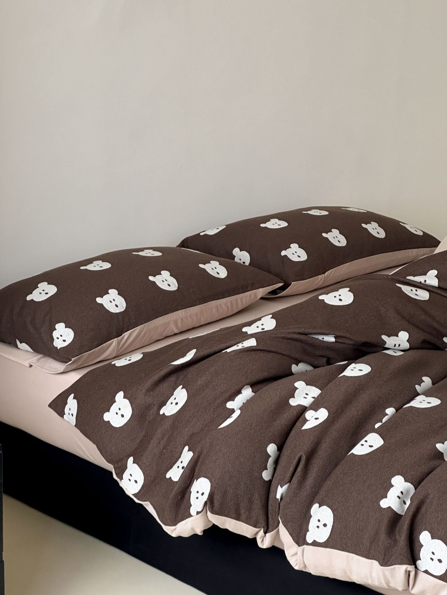 2025 Thickened knitted jacquard Class a all-cotton jacquard knitted cotton four-piece set, Tianzhu cotton Bear Naked Sleeping Quilt cover pic 17