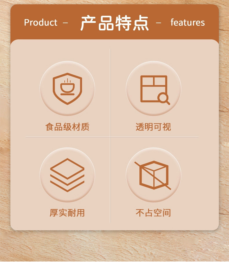 Wholesale frozen soup packaging boxes, high soup, bone soup, chicken soup preservation boxes, refrigerator freezer storage boxes, food-grade storage boxes pic 2