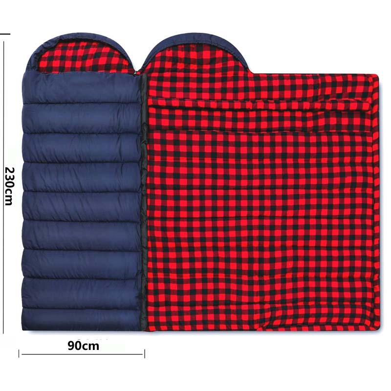 Cross-border cold-proof sleeping bag for adults, thickened and warm for outdoor use in spring, summer, autumn and winter, portable for camping and indoor use pic 10