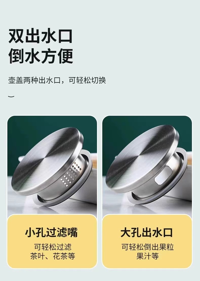 日式锤纹米粒壶耐高温玻璃凉茶水壶大容量凉白开壶家用花茶壶冷泡详情10